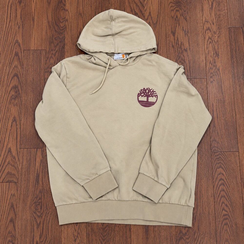 Timberland Beige Hoodie with Logo
